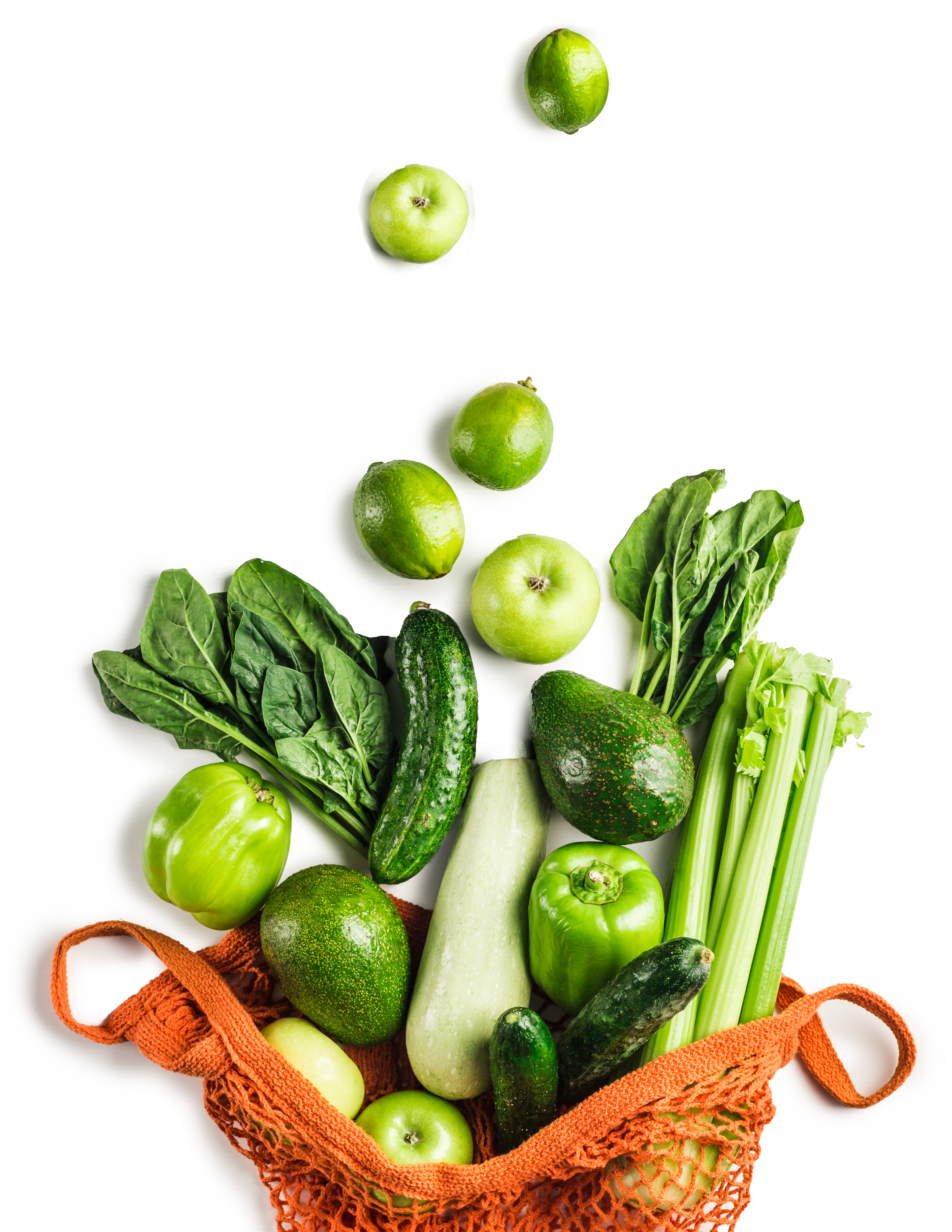 Green Fruits And Vegetables